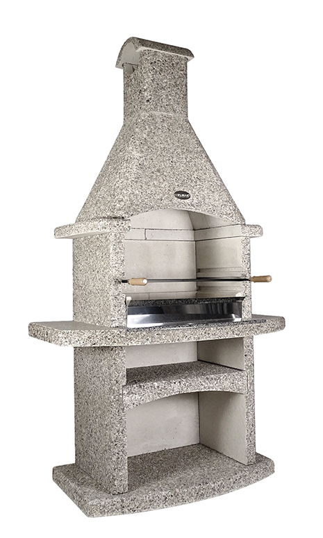 Dismountable fireplace– barbecue ELMAS Premier. Quartzite