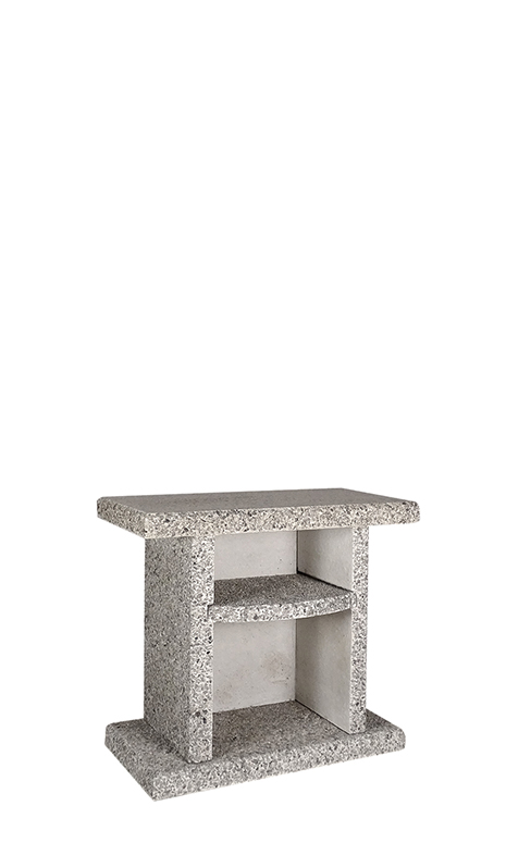 Side table to the fireplace–barbecue ELMAS 